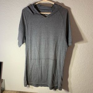 Red camel brand grey shirt with a hood